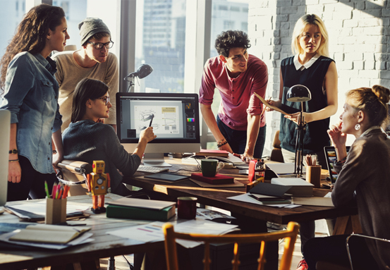 Social learning through an lms