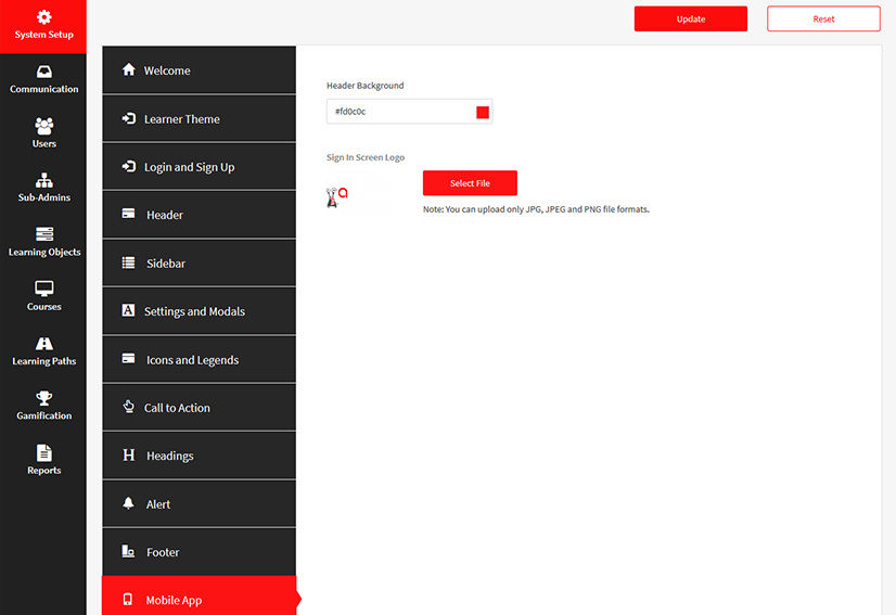 Customizing The Mobile App 10 customizing the mobile app