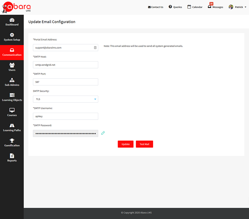 01_Setting Up System Email Configuration Details – For Pc 01 setting up system email configuration details for pc