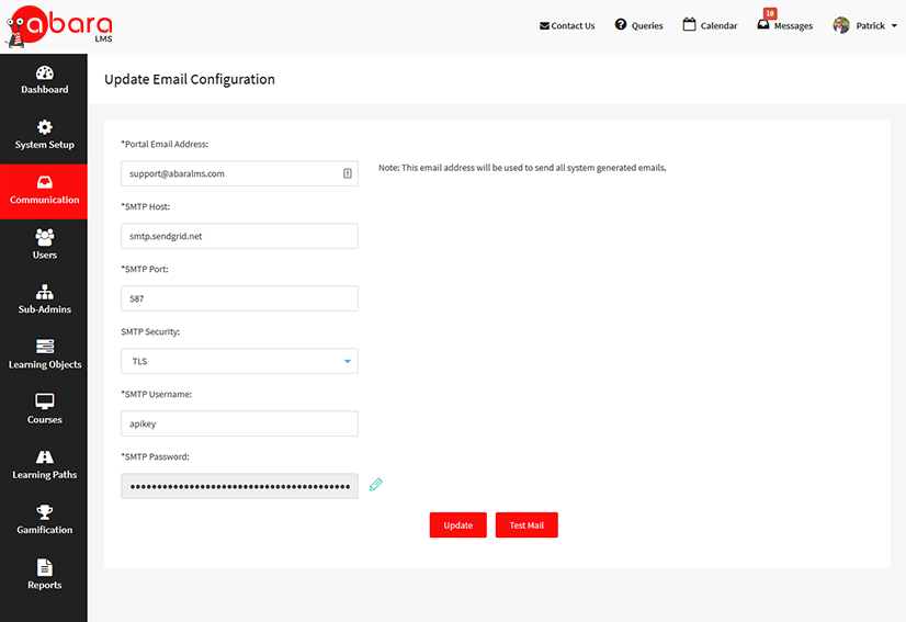 01_Setting Up System Email Configuration Details 01 setting up system email configuration details