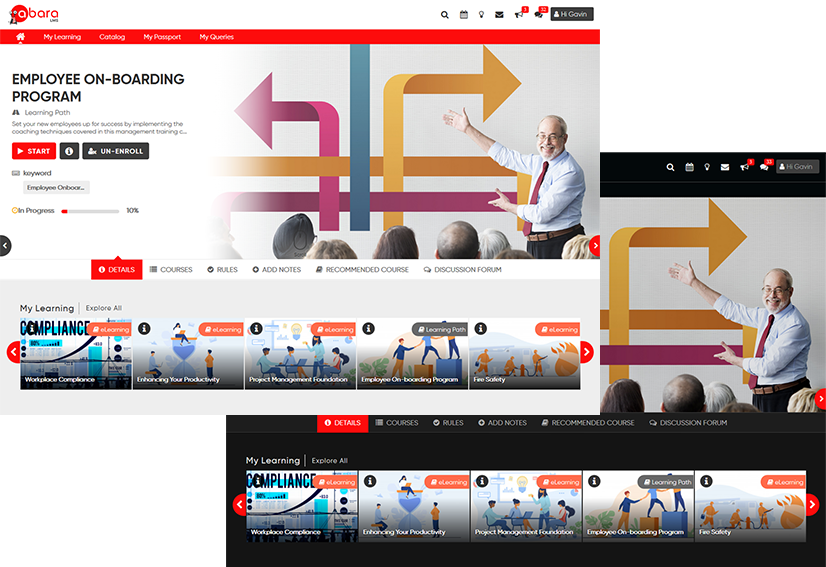 Lms portal features