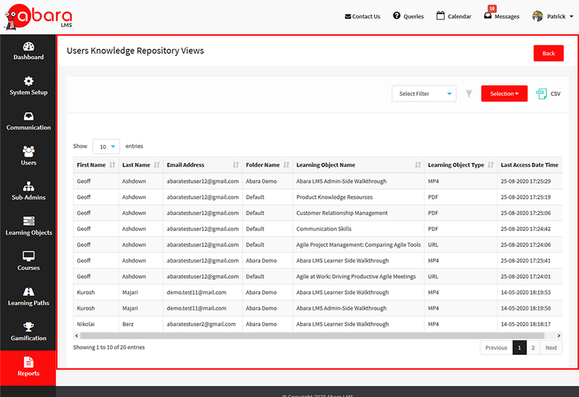 Knowledge repository