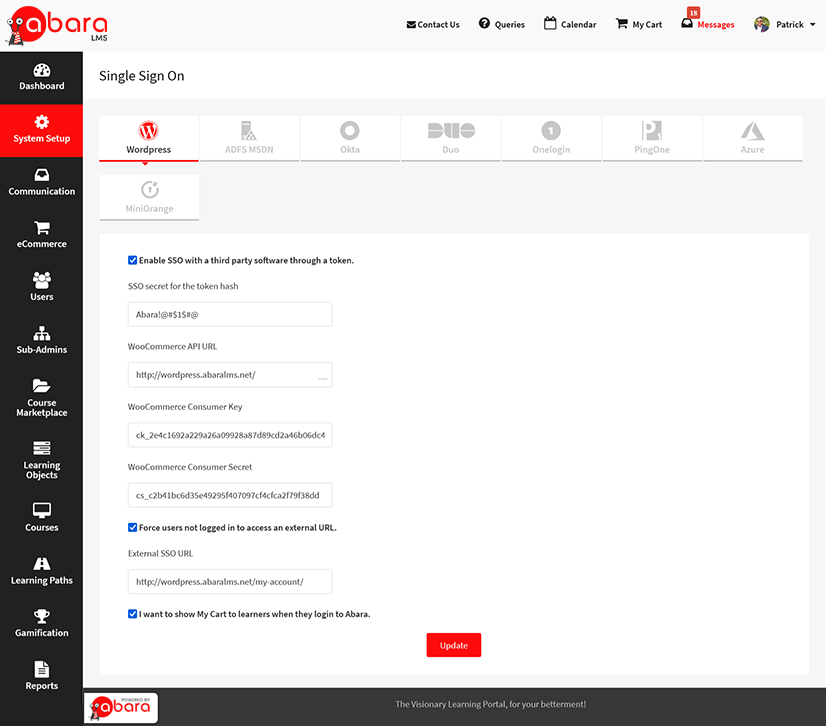 Wordpress lms plug-in